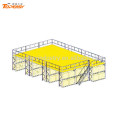 heavy duty iron mezzanine rack for warehouse storage